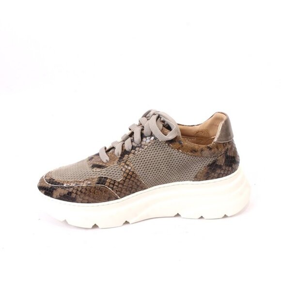 Luca Grossi 516 Multicolor Leather Lace-Up Platform Sneaker - Picture 6 of 8